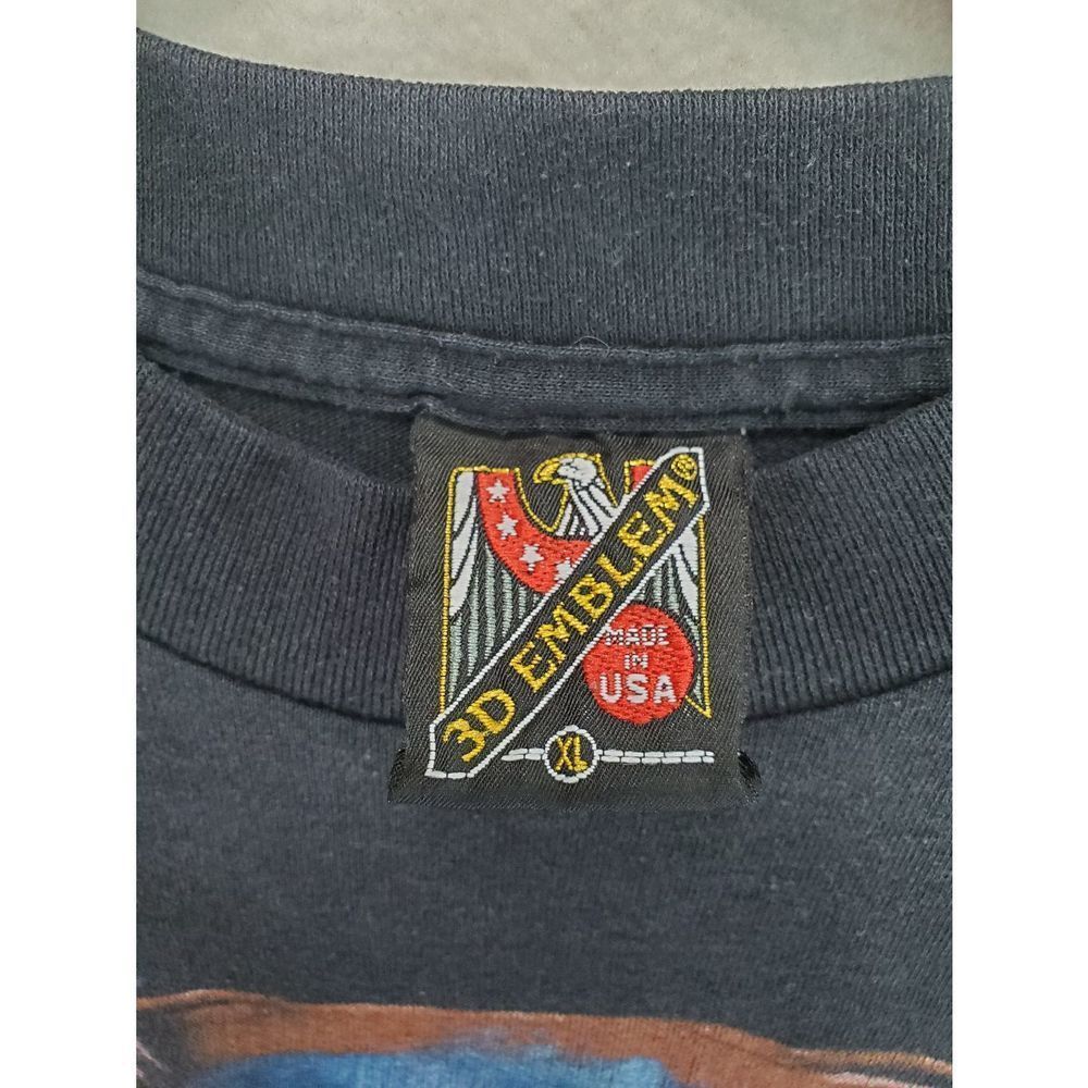 Vintage 3D Emblem Sturgis 1993 Easyriders Legends Never Die T-Shirt Men's Size X - Picture 3 of 9